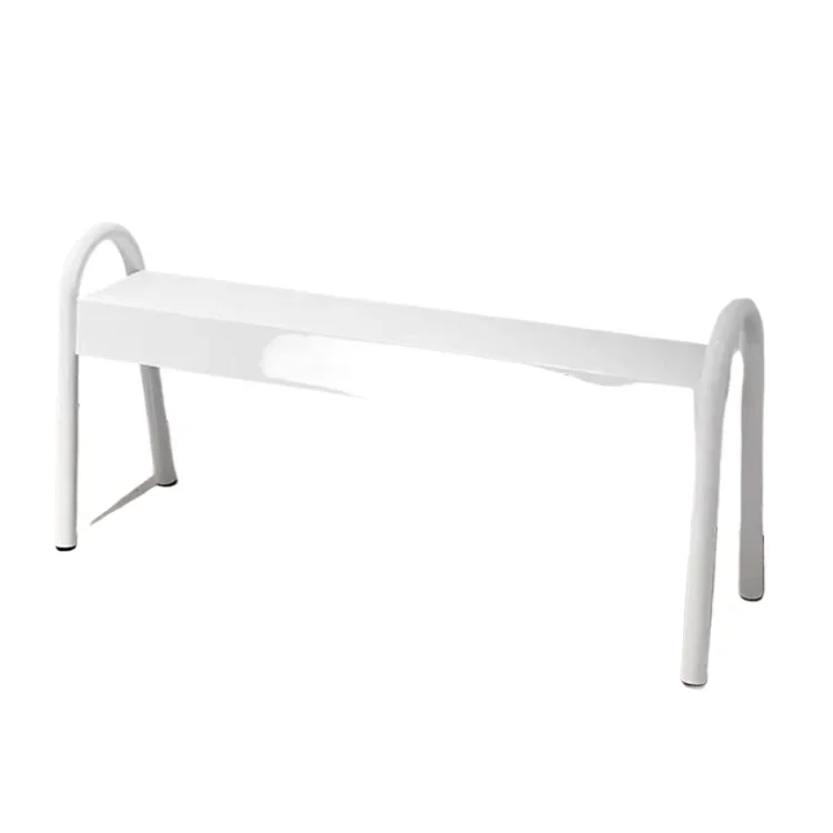 

Simple Korean outdoor leisure bench, park bench, milk tea coffee shop, iron art outside