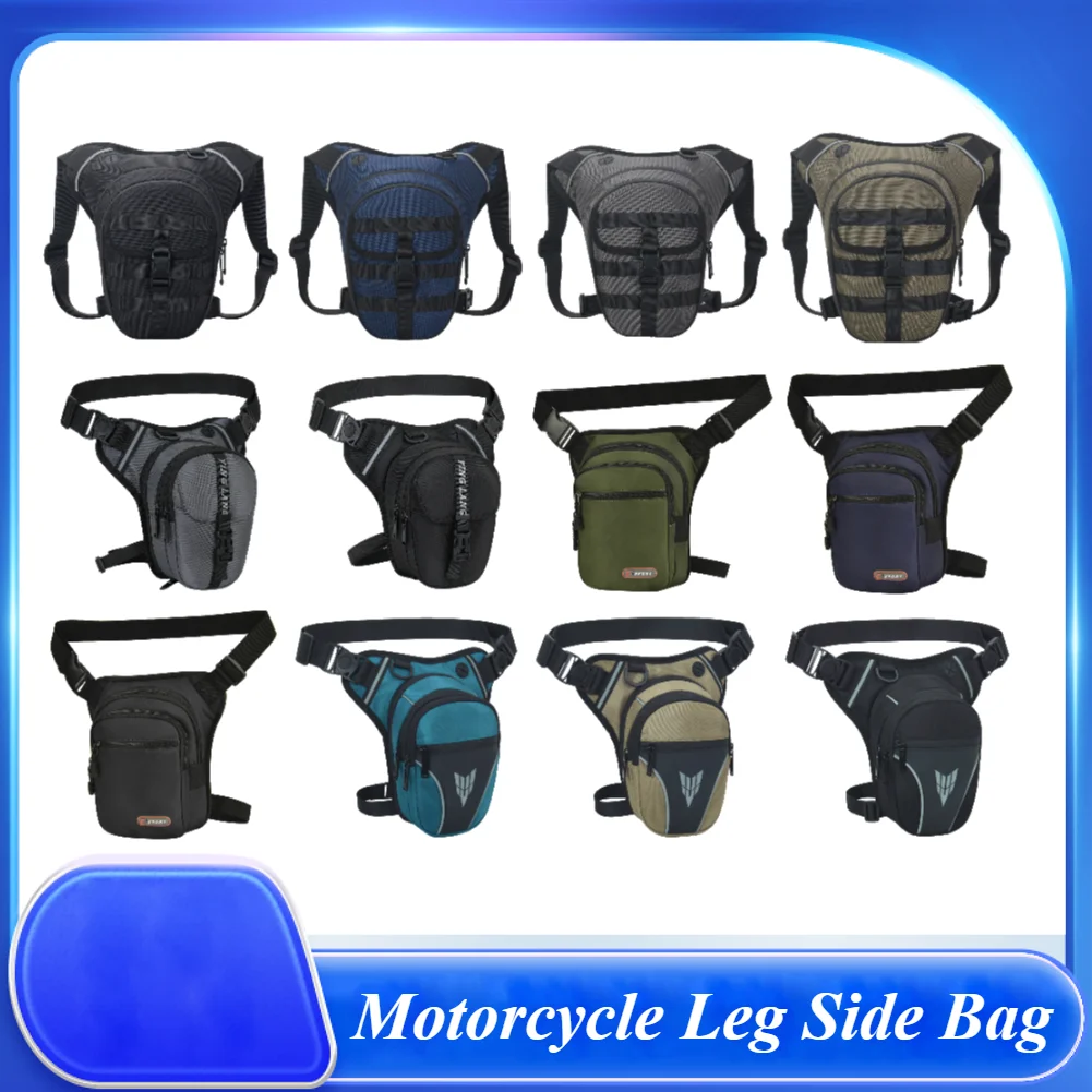 Motorcycle Leg Side Bag Multifunction Motorbike Waist Leg Bag Men Women Hip Bum Pack Fashion Casual Chest Bag Sports Fanny Pack