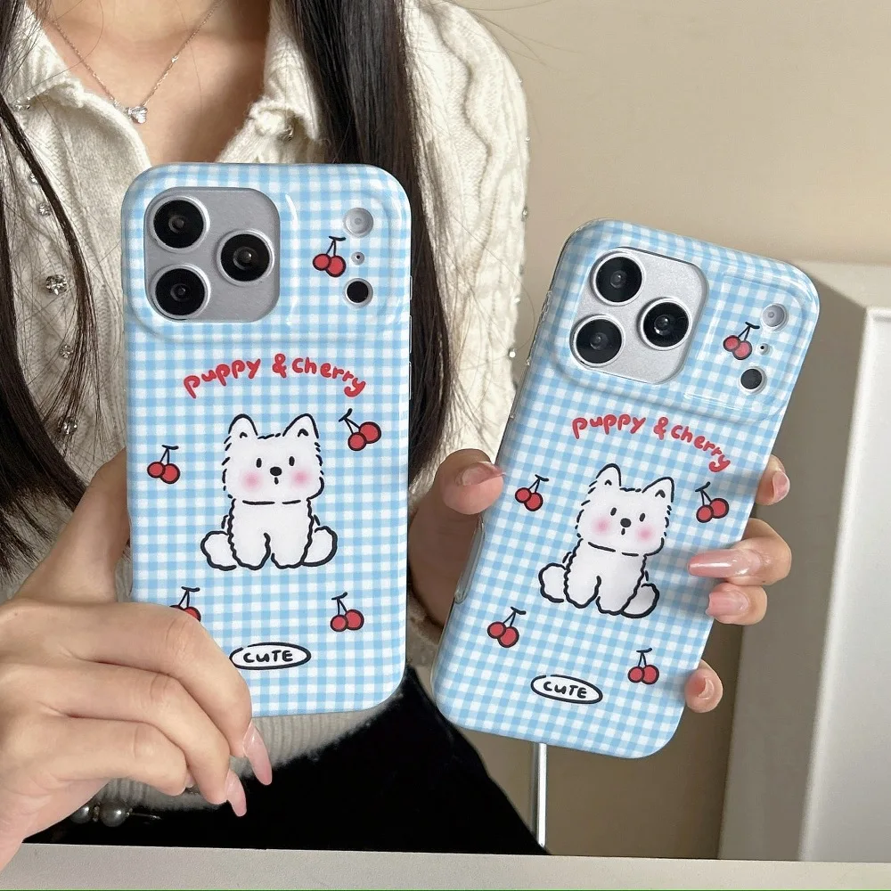 

Fashion Colorful Cat Pattern Simple Phone Case for iPhone 14 15 16 17 Pro Max with Protective Cover