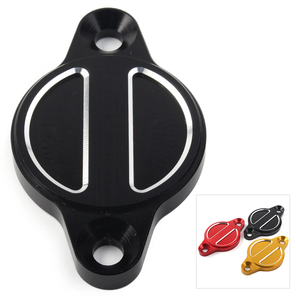 Tapas de filtro de aceite de motor CNC para motocicleta, protector de cubierta para DUCATI Monster 1100 1200 Multistrada Hypermotard negro/rojo/dorado