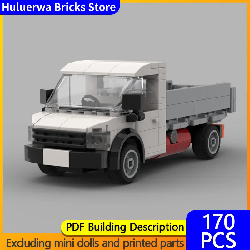 

Speed Racing Car Model MOC Building Bricks Light-Duty Transport Van Modular Technology Gifts Holiday Assemble Children Toys Suit