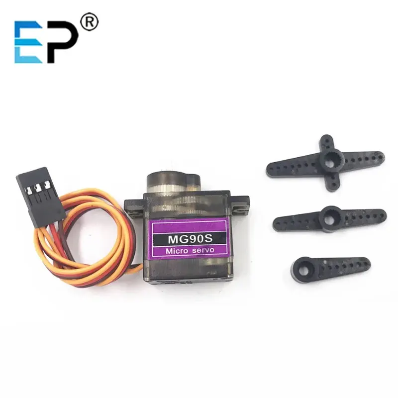 2/5/10/20/100 pcs/lot MG90S gear Digital 9g Servo SG90 For Rc Helicopter Plane Boat Car MG90 9G Trex 450 RC Robot Helicopter