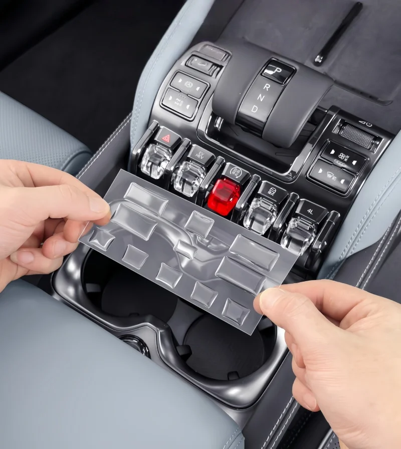 Good Quality NewCar Center Console Button Sticker Fit for BYD Leopard 5 23-25 Modified Car Refrigerator Knob Button Protective F
