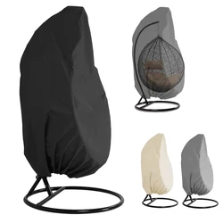 Rattan Eggshell Swing Chair Dust Cover Protection Case Anti-Dust Waterproof 210D UV Protection Garden Patio Funiture Cover Pouch