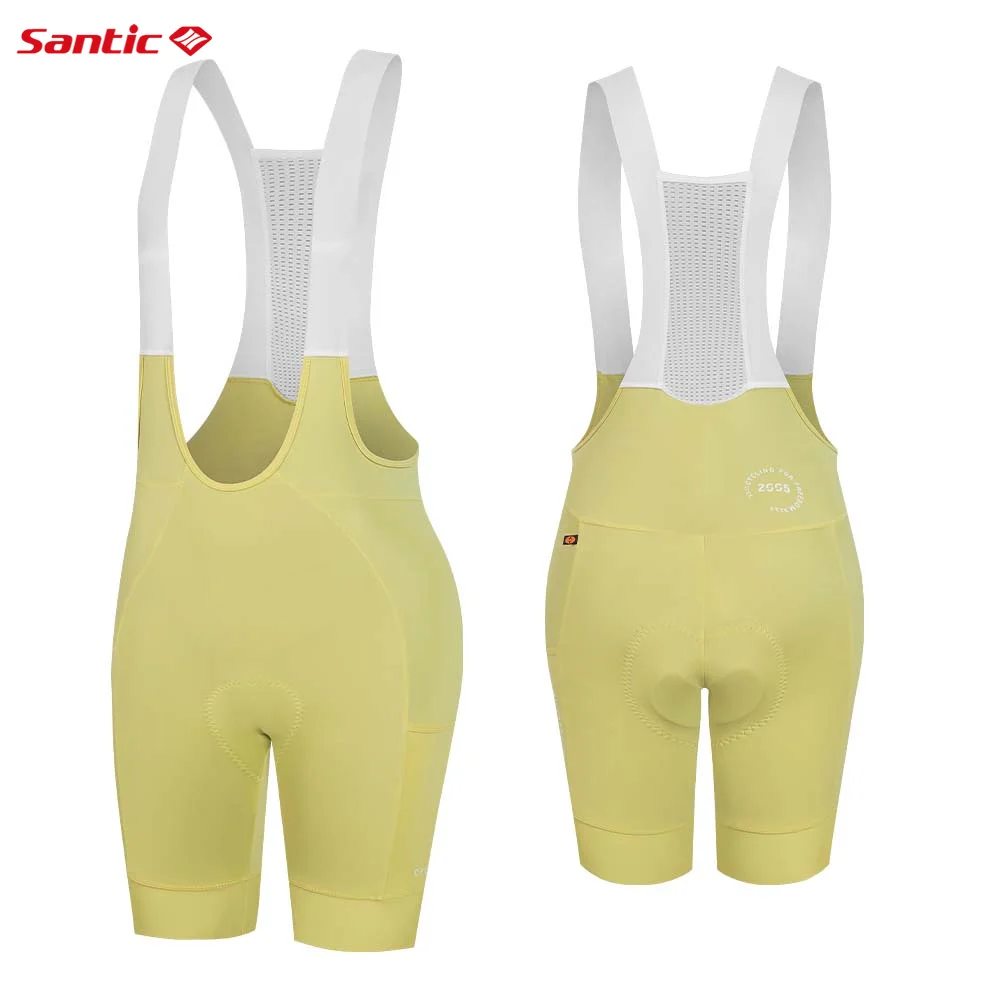 

Santic Women Cycling Bib Shorts Summer Road MTB Bike Shorts Breathable Double Arrow Seat Cushion Cycling Equipment TL25C05197