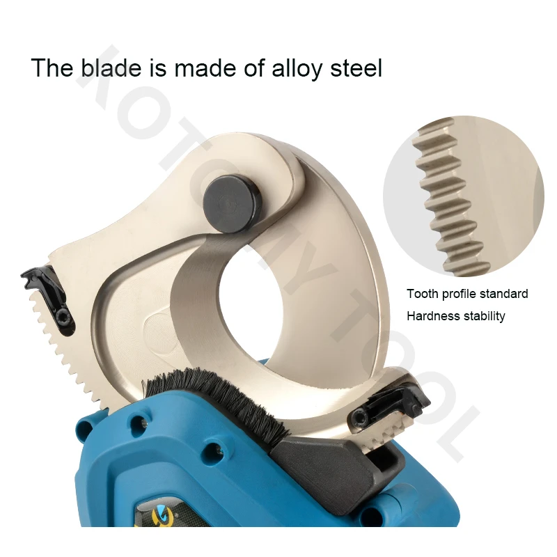 

Electric Ratchet Cutter Cable Cutter Light and Fast EC-50M/EC-65M Cutting 50mm Copper Aluminum Cable Gear Scissors