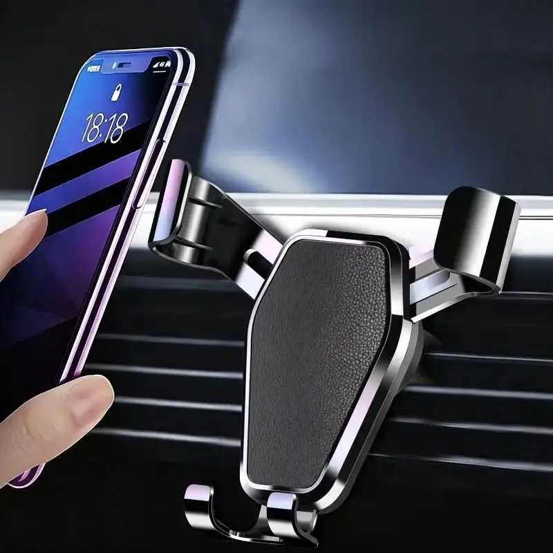 1Pcs Automatic Multifunctional Universal Stable Anti-Slip Secure GPS Phone Holder Auto Gravity Car Air Vent Phone Mount