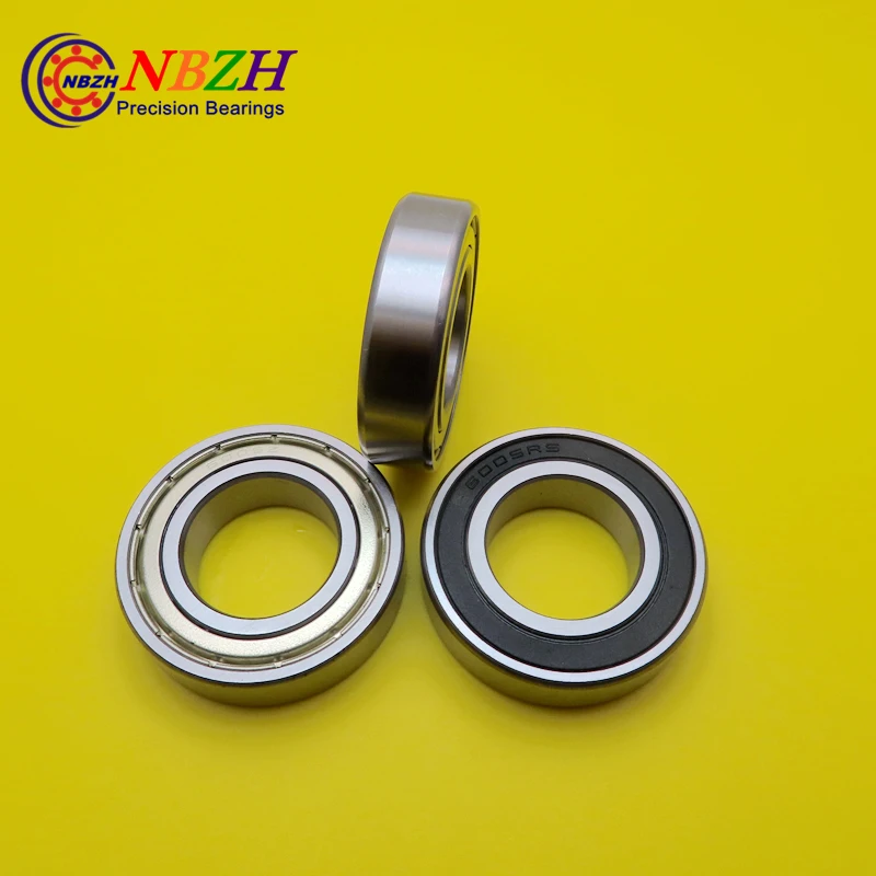 High quality deep groove ball bearing 5pcs/lot free shipping quality 6005 2RS 6005RS 6005-2RS 6005RZ 180105 25*47*12 mm