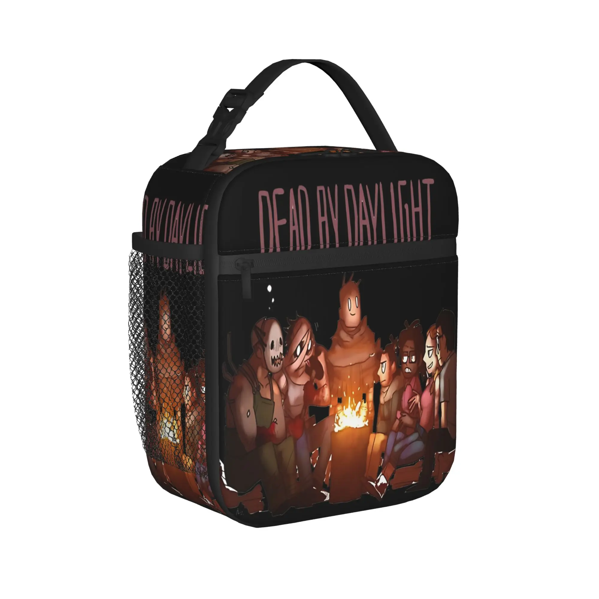 Deads by Daylights Insulated Lunch Bag High Capacity DBD Video Game Lunch Container Cooler Bag Tote Lunch Box Work  Travel