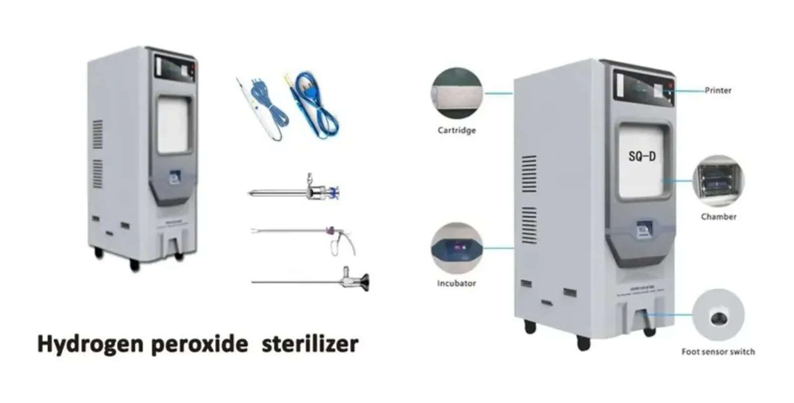 26 H2O2 Low Temperature Plasma Sterilizer Medical Device for Instruments