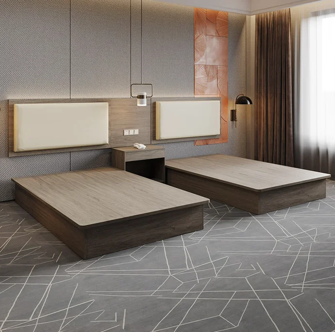 Factory Wholesale Hot Design Custom Hotel Furniture 14 Inches Hotel Luxury Bedroom 5 Star High Grade Resort Furniture
