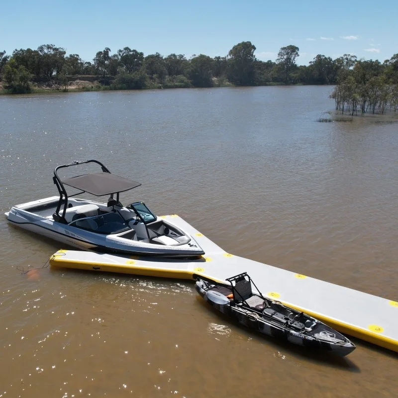 OEM Inflatable Y Motor Platform Station Jet Ski Deck Jetski Floating Dock Boat Seats Inflatable Y Boat Pontoon Dock for Boat