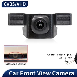 AHD Car Front View Camera HD Fisheye Waterproof Night Vision Logo Parking Camera For Toyota Highlander 2018