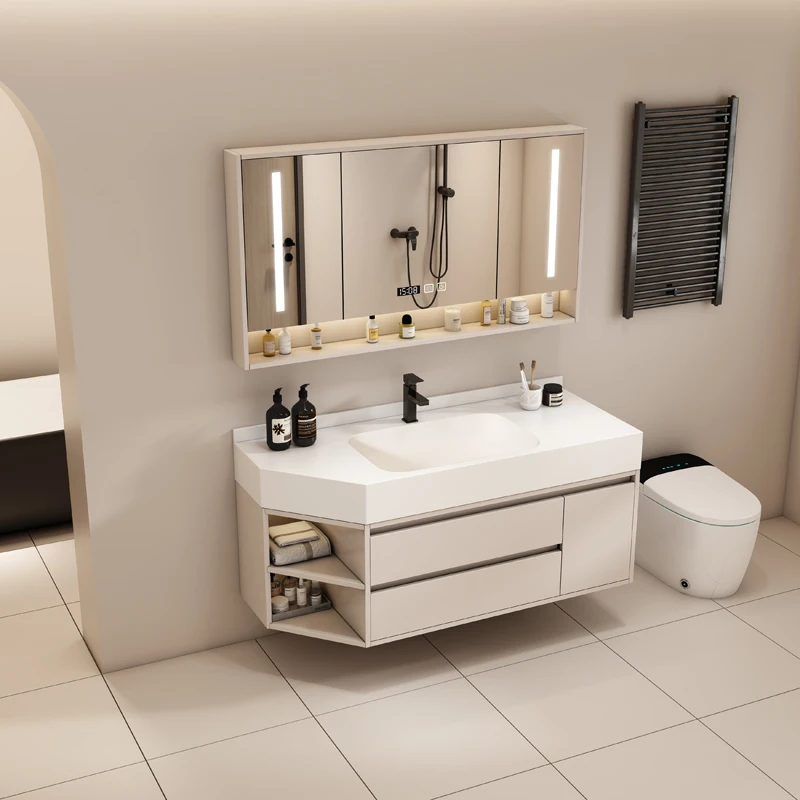 

Wooden Jewelry Bathroom Cabinet Paper Bedroom Over Sink Toilet Vanity Bathroom Cabinet Mirror Perfume Gabinete Trendy Furniture