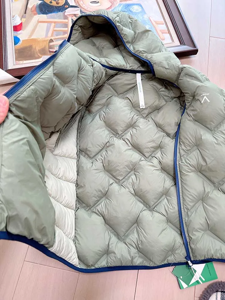 

Thiened уличное хлопковое мужское и женское зимнее пальто, легкая температурная петля с капюшоном, повседневная модная однотонная куртка