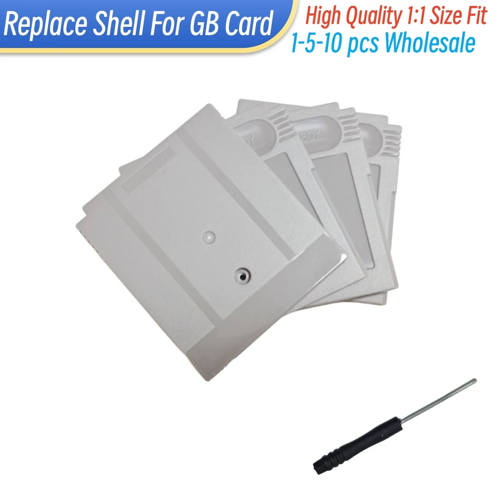 1/5/10 pcs Replacement Shell For GB Game Card Grey Color Rep