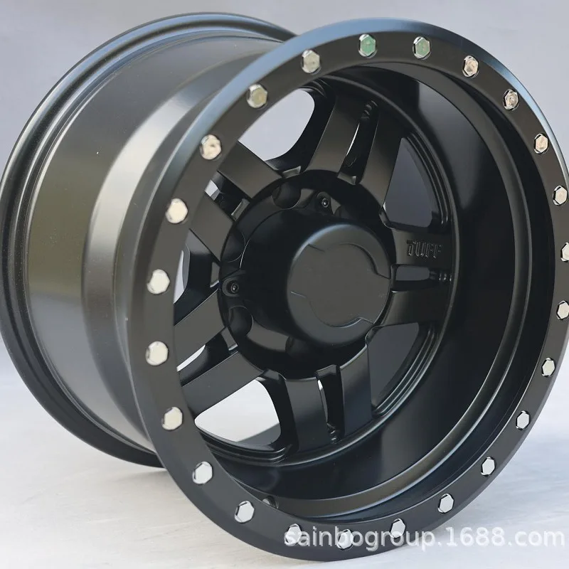 

Suitable for F91JT104 15-inch 16-inch 6x139.7 personalized car modification aluminum alloy wheel rim tire bell