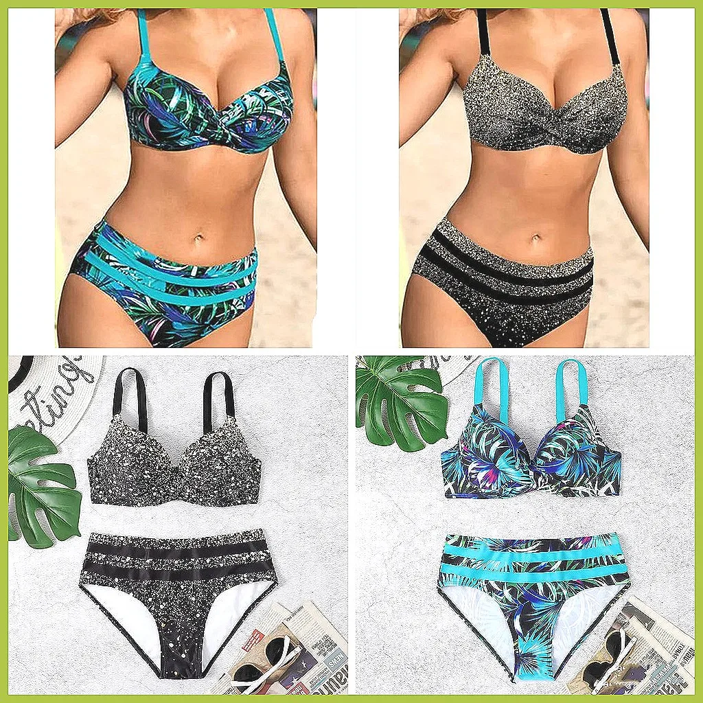 

Women's Push Up High Waisted Bikini Set 2026 - Summer Beach Swimsuit & Bathing Suit (72 characters)