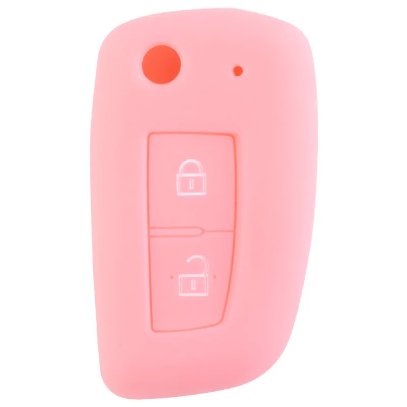 

Suitable for Nissan Qashqai Folding 2-button Silicone Key Cover Nissan Soft Rubber Key Bag Nissan Sylphy Remote Control Cover