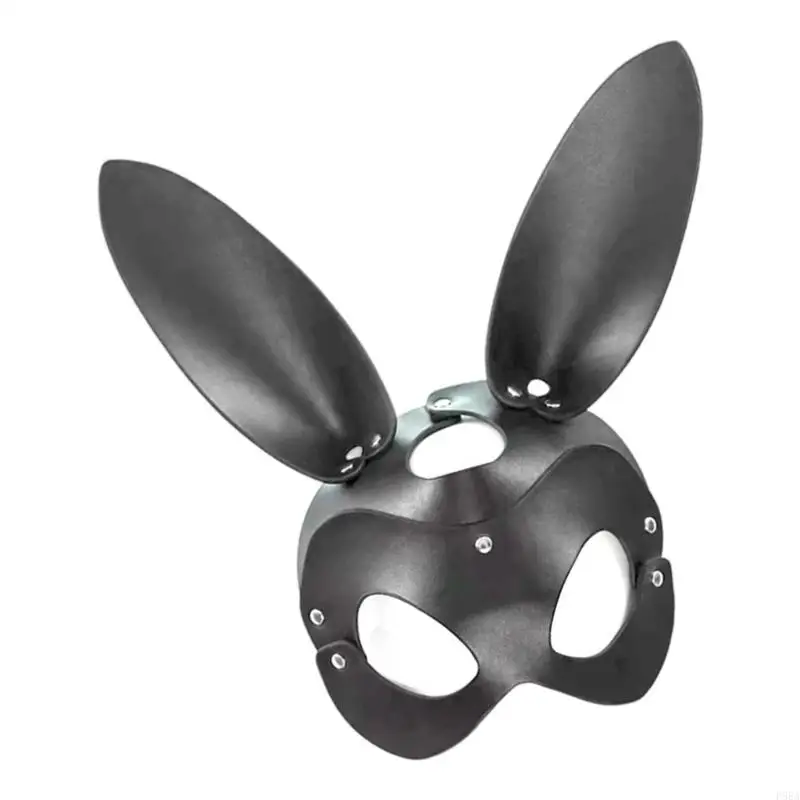 P88A Adjustable Rabbit Girls Face Covering Theatrical Performances Accessory Practical Face Cover for Women Girls
