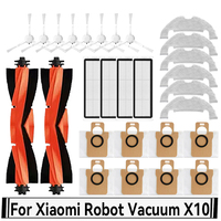 For Xiaomi Robot Vacuum X10 Replacement Spare Parts Accessories Main Side Brush Hepa Filter Mop Cloth Dust Bag