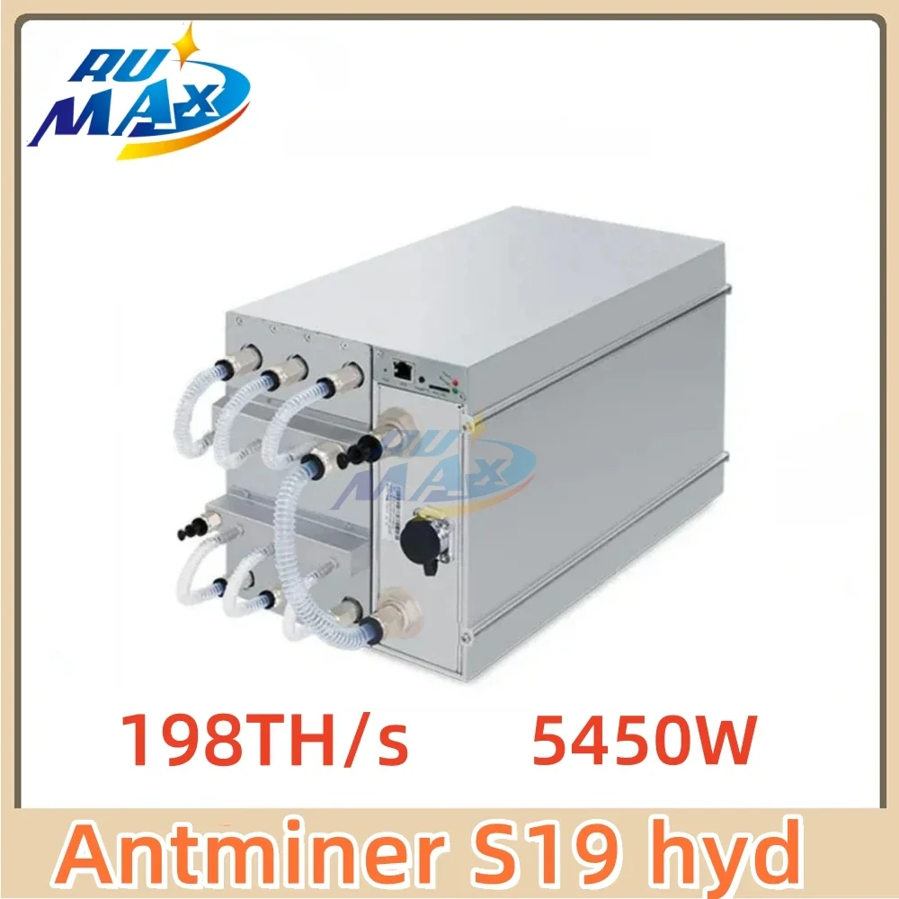 

【10 Months Warranty】Bitmain Antminer S19 Hydro198T 198TH/s Bitcoin Miner Water Cooling 28J/TH BTC/BCH Mining in stock