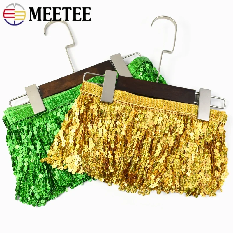 

2/4/9M 16cm Tassel Fringe for Curtain Clothes Dress Garment Fringes Lace Trim Christmas Home Decoration DIY Sewing Accessories