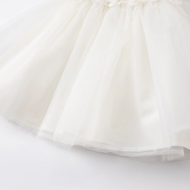 Dave Bella Summer White Lace Girl Dresses Kid Party Wedding Evening Dresses Prom Princess Dress For Girls DB2221356