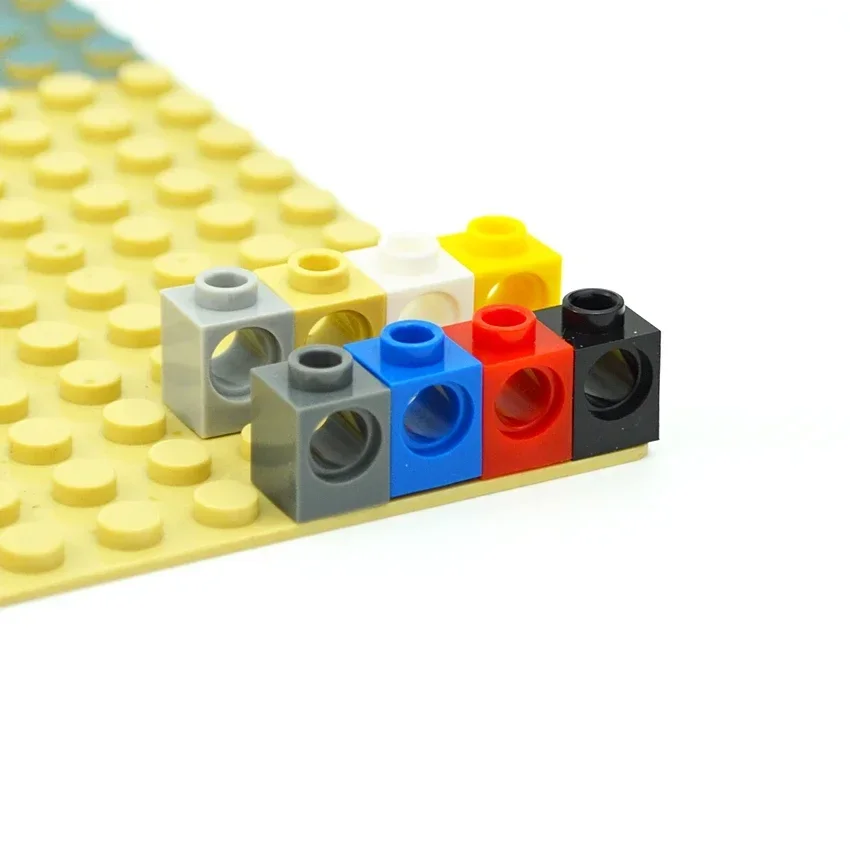 MOC Parts 6541 blocs de construction techniques 1x1 avec trou briques perforées assemble des particules jouets éducatifs créatifs pour les enfants