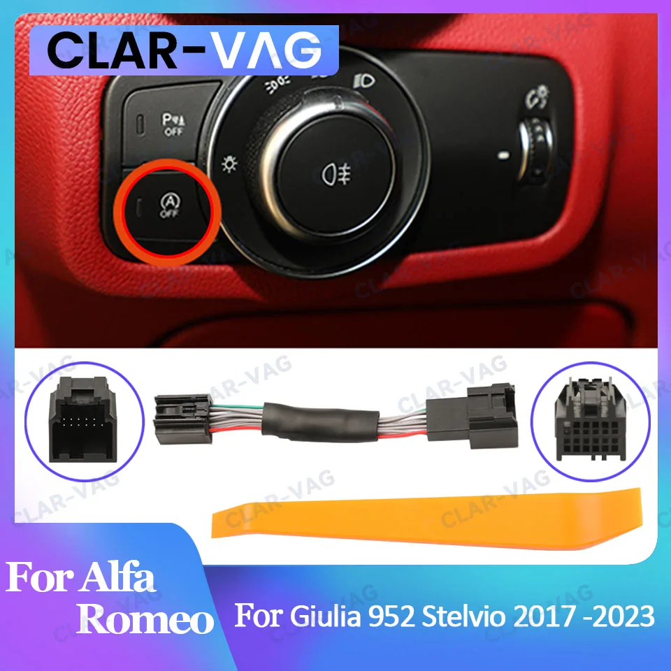 For Alfa Romeo Stelvio Giulia 2017-2021 Car Automatic Start Stop Off Engine System Device Control Plug Module Adapter Cable