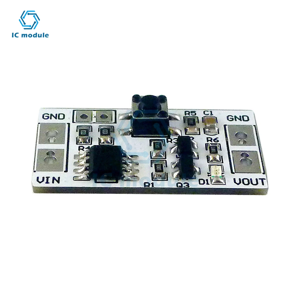 10 Pcs Dc 5V 12V 2A Bistabiele Zelfsluitende Switch Module Led Controller Relais Touch Elektronische Board