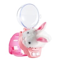 3D Cartoon Children RC Car Mini Watch Toys Cute Pet Car USB Charging Kapibala Watch Electric Toy Plush Remote Control Toy