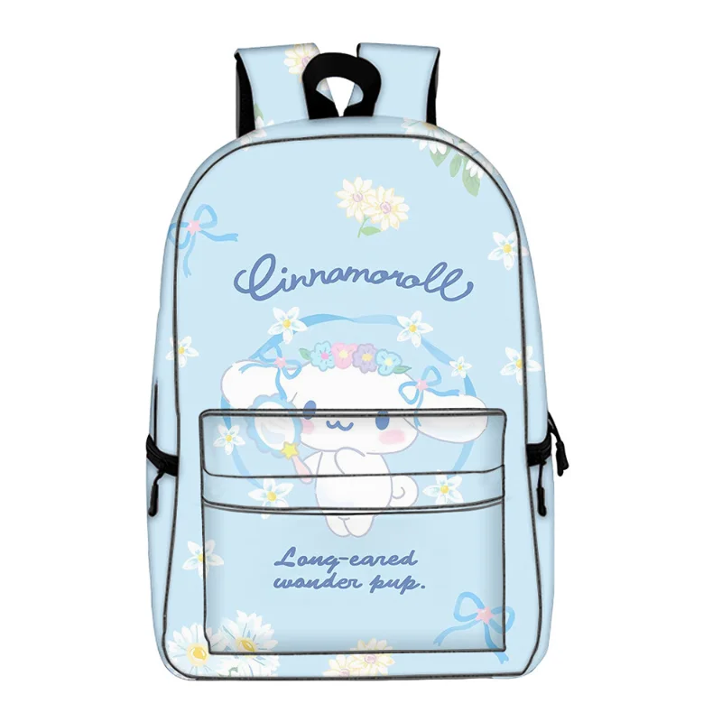 

Новый Школьный Рюкзак Sanrio Cinnamoroll Babycinnamoroll, милый мультяшный рюкзак на плечо, водонепроницаемый вместительный рюкзак