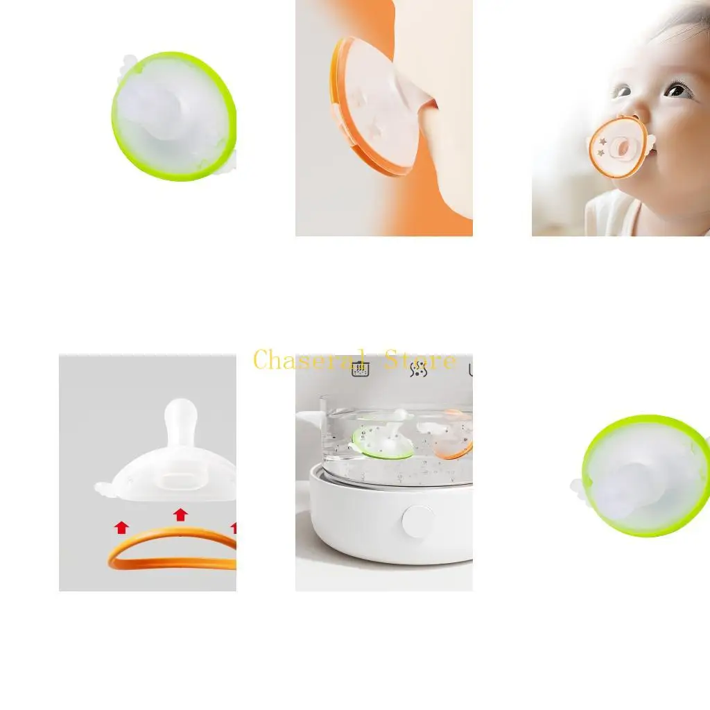 

E7CE Mood Calming Pacifier Soft Baby Soother for Newborns Relaxing Reducing Anxiety