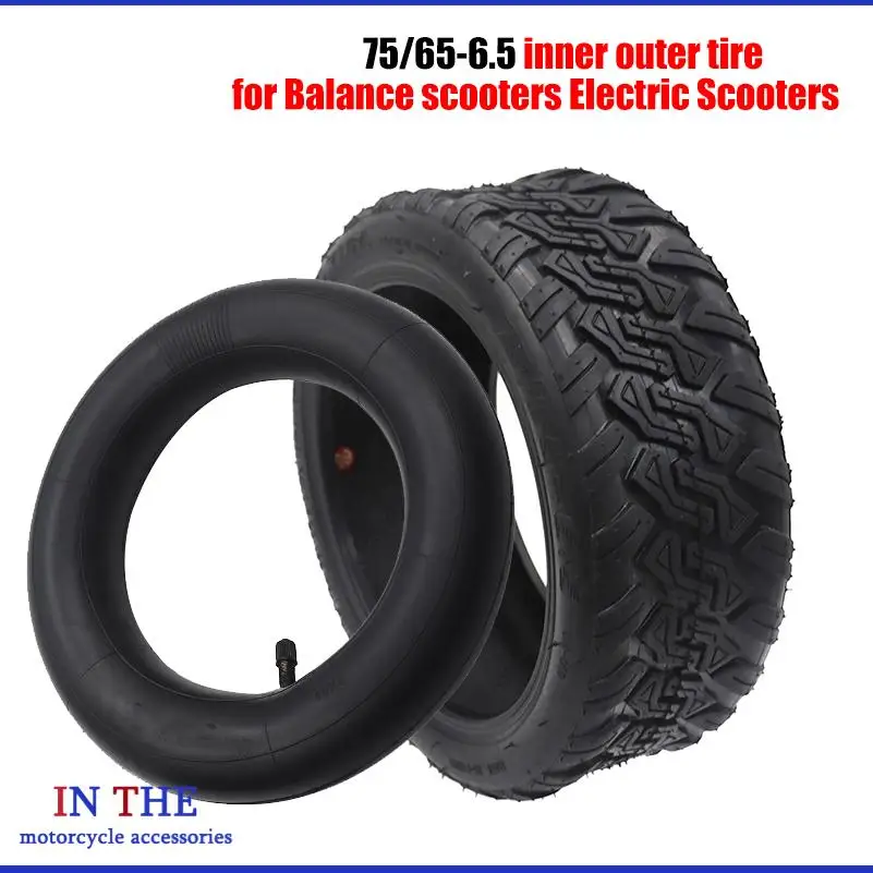 10 inch 75/65-6.5 inner outer tires, for Ninebot balance scooter electric scooter - improved anti slip performance