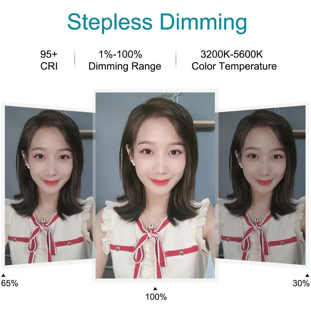 Светодиодное кольцо для селфи PULUZ, 10,2 дюйма, со штативом