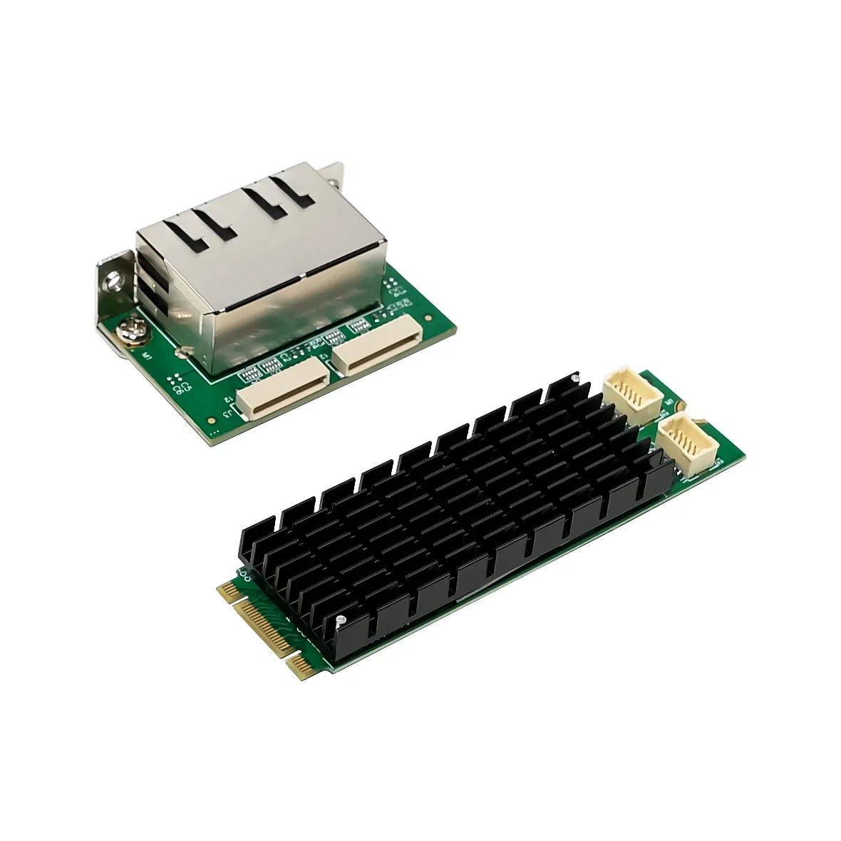 SUNWEIT ST7333 Gigabit Mini M2 B+M Key Port Dual RJ45 LAN Card I210 Чипсет M.2 Сетевая карта для сервера Внутренний запас продукта