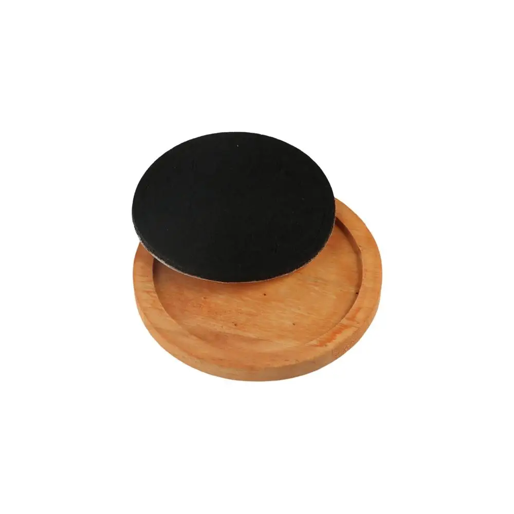 Heat Resistant Wood Coasters Drink Absorbent Vintage Felt Wooden Tea Mat Reusable Non-slip Wooden Drink Placemats - Image 4