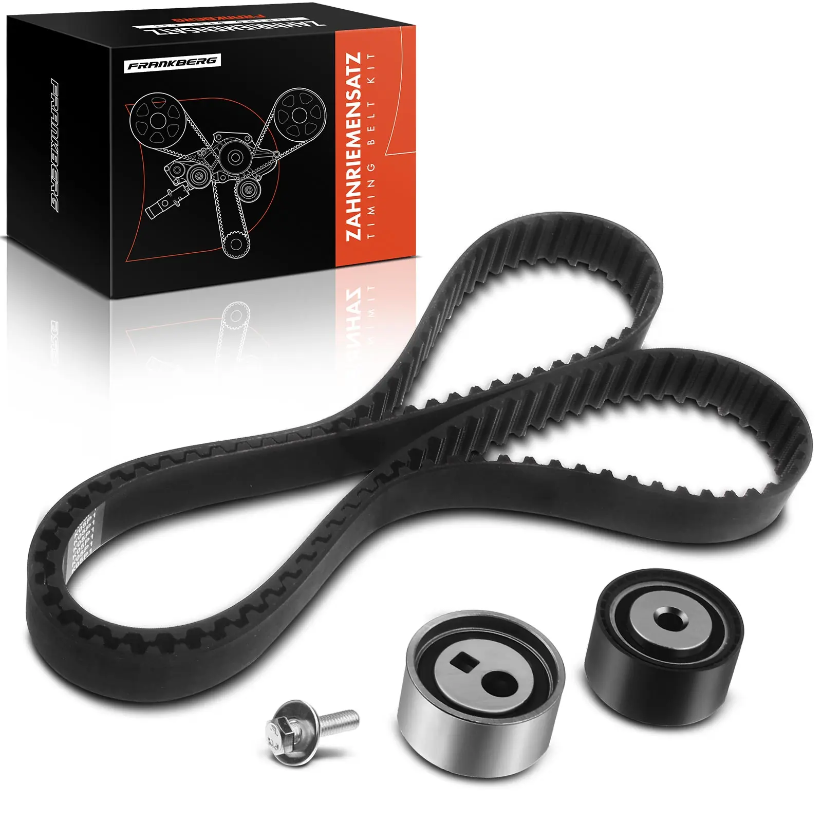 Frankberg 1x Distributieriemset voor Citroën C5 I II C8 Peugeot 406 607 807 Lancia Fiat 2.2L 530023410 5592172 KTB293