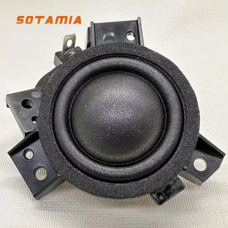 

SOTAMIA 2Pcs 2 Inch Tweeter 4 Ohm 25W Silk Film Tweeter Car Modified Speaker Home Music Upgrade Speaker for Frequency Divider