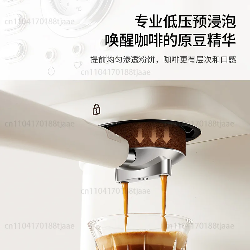 Cross-border dedicated coffee machine Italian semi-automatic home office high pressure concentrated steam milk foam coffee