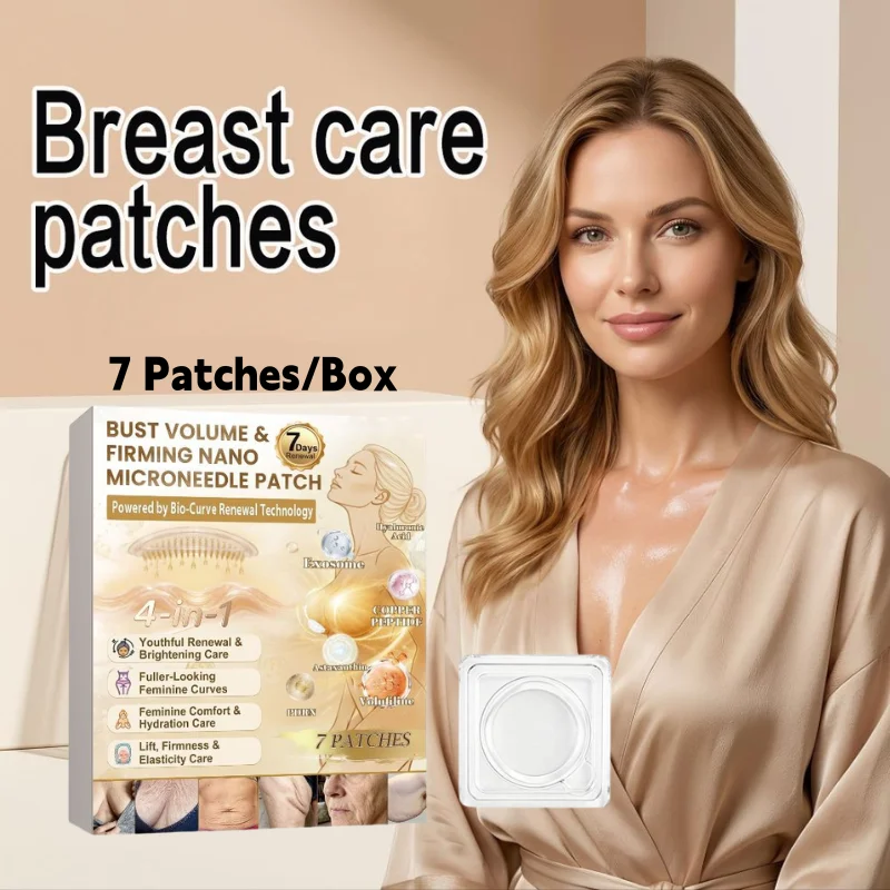 Breast Enlargement Patch Enhancement Nano Microneedle Multipurpose Lifting Body Plumping Chest Buttock Size Up Targeted Skin