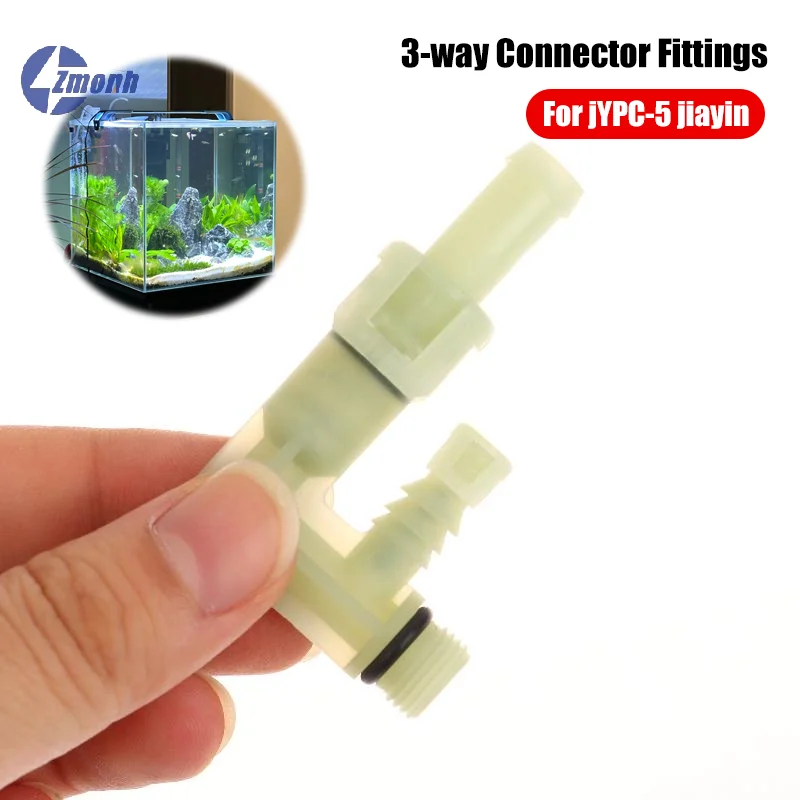 New！3-Way Connector Fittings For Jiayin JYPC-5 Solenoid Water Pump Replacement Parts Accessories