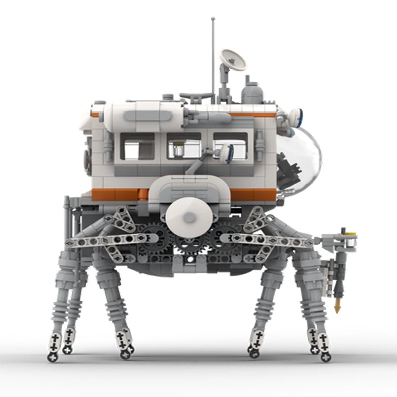 Moc-spaceウォーカーロボットモデルビルディングブロック、創造的な教育玩具、mocレンガ、marsミッション、フェスティバルギフト