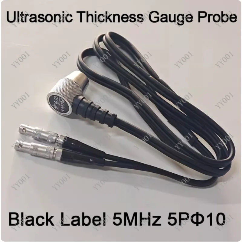 Ultrasonic Thickness Tester 10mm 5MHz For Metal Non-metal Plastic Measuring