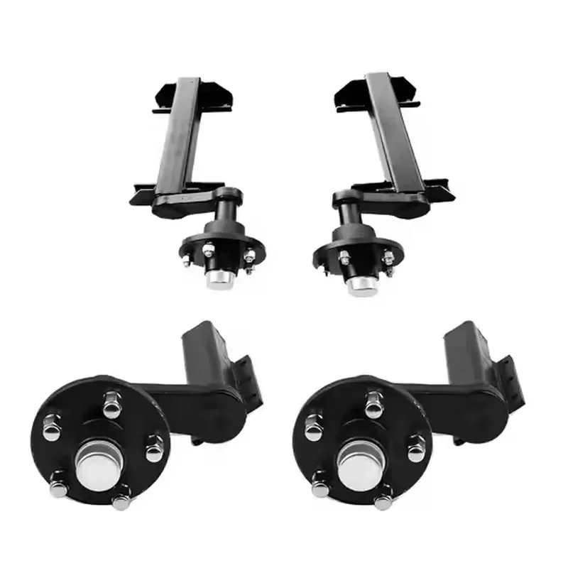 Boat Trailer Axle Parts Trailer Axle Kit with Wheels 3500lbs 7k Trailer Axle Hub and Drum 8 Plug