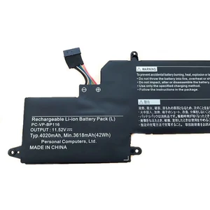PC-VP-BP116 Baterai Laptop 11.52 V 42Wh 3618mAh untuk Seri NEC HZ550 4ICP4 / 48/76 4ICP4/48/78 12 baterai laptop nec penjualan terbaik - №