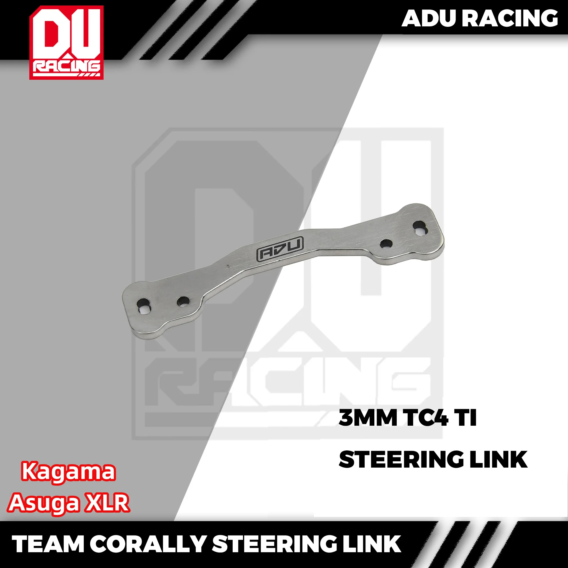 ADU Racing STEERING RACK  CNC TC4 TI FOR TEAM CORALLY kagama ASUGA C-00180-964