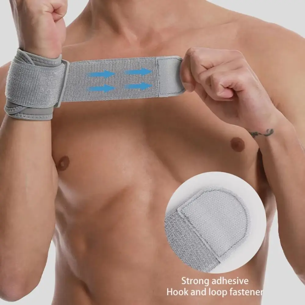 

Compression Elbow Support Strap Breathable EVA Pad Tennis Elbow Support Anti-Slip Design Dual Compression Sports Wrist Guard