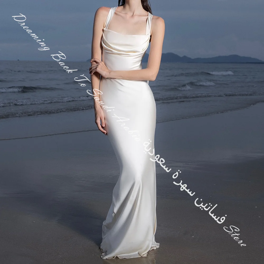 Lace Up Back Classic Boat Neck Jersey Off the Shoulder Straight Party Gowns Luxury Sweep Train Pleats Photo Color Floor Length